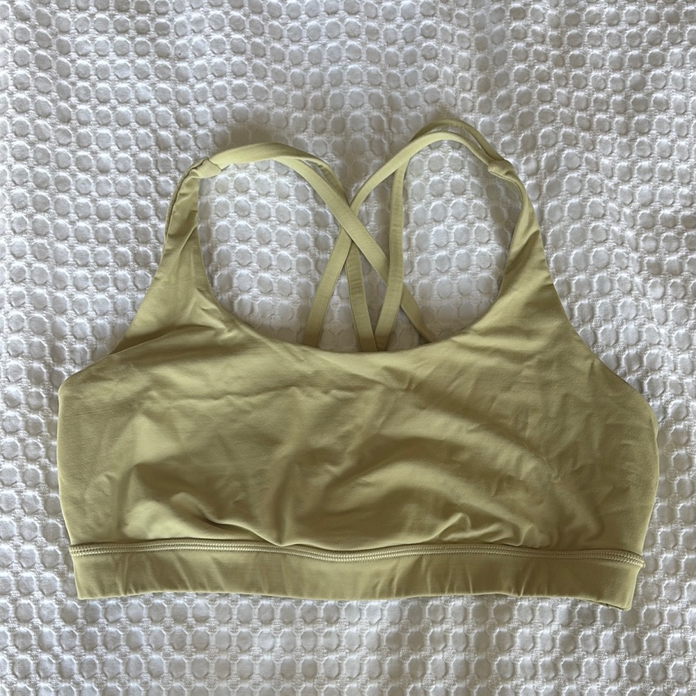 Lululemon Yellow Sports Bra
